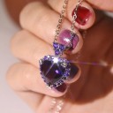 Collier pour femme avec cœur D715 5
