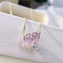 Collier pour femme avec cœur D844 5