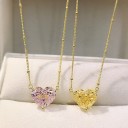 Collier pour femme avec cœur D844 4