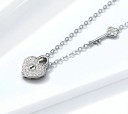 Collier pour femme avec cœur et clé G505 4
