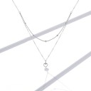 Collier pour femme avec cœur et perles 3