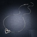 Collier pour femme avec cœurs et infini 4