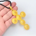 Collier pour femme avec croix D345 2