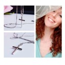 Collier pour femme avec croix M87 5