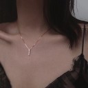 Collier pour femme avec des zircons D45 1