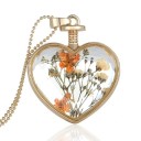Collier pour femme avec fleur C1006 4