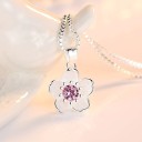 Collier pour femme avec fleur D404 6