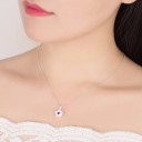 Collier pour femme avec fleur D404 3