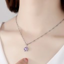 Collier pour femme avec fleur D423 2