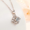 Collier pour femme avec fleur D429 3