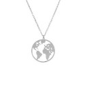 Collier pour femme avec globe terrestre G479 5