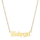Collier pour femme avec inscription 2