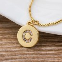 Collier pour femme avec la lettre C1017 3