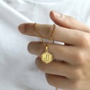 Collier pour femme avec la lettre D182 1