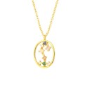 Collier pour femme avec le signe du zodiaque D391 16