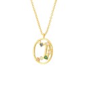 Collier pour femme avec le signe du zodiaque D391 13