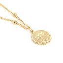 Collier pour femme avec le signe du zodiaque 5