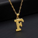 Collier pour femme avec lettre 9