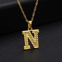 Collier pour femme avec lettre 17