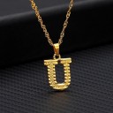 Collier pour femme avec lettre 24