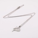 Collier pour femme avec loup D371 3