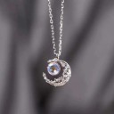 Collier pour femme avec lune D327 6