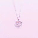 Collier pour femme avec lune D327 3