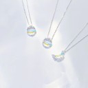 Collier pour femme avec lune D380 1