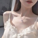 Collier pour femme avec lune D380 3