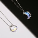 Collier pour femme avec lune D380 4