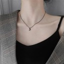 Collier pour femme avec lune D654 4