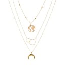 Collier pour femme avec lune et planète 5