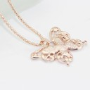 Collier pour femme avec papillon D336 3