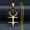 Collier pour femme avec pendentif D154 6