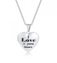 Collier pour femme avec pendentif ouvrant 18