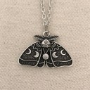 Collier pour femme avec pendentif phase de lune 1
