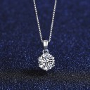 Collier pour femme avec pendentif rond D435 5