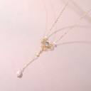 Collier pour femme avec perle D851 2