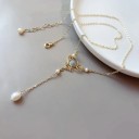 Collier pour femme avec perle D851 3