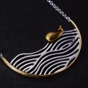 Collier pour femme avec poisson dans l'eau 4