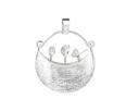 Collier pour femme avec pot de fleurs 6