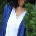 Collier pour femme avec pot de fleurs 3