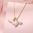 Collier pour femme avec queue de sirène D651 2