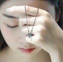 Collier pour femme avec rose 2