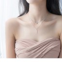 Collier pour femme avec un cercle et une tige 6