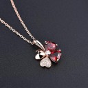 Collier pour femme avec un trèfle à quatre feuilles D500 2
