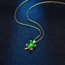 Collier pour femme avec un trèfle à quatre feuilles D823 4