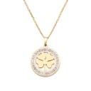 Collier pour femme avec un trèfle D229 5