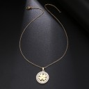 Collier pour femme avec un trèfle D229 3