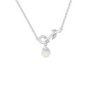 Collier pour femme avec une branche et une perle 2